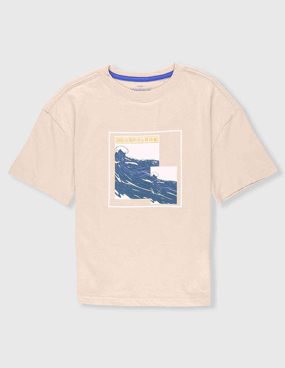 Playera manga corta para niño Playera manga corta para niño