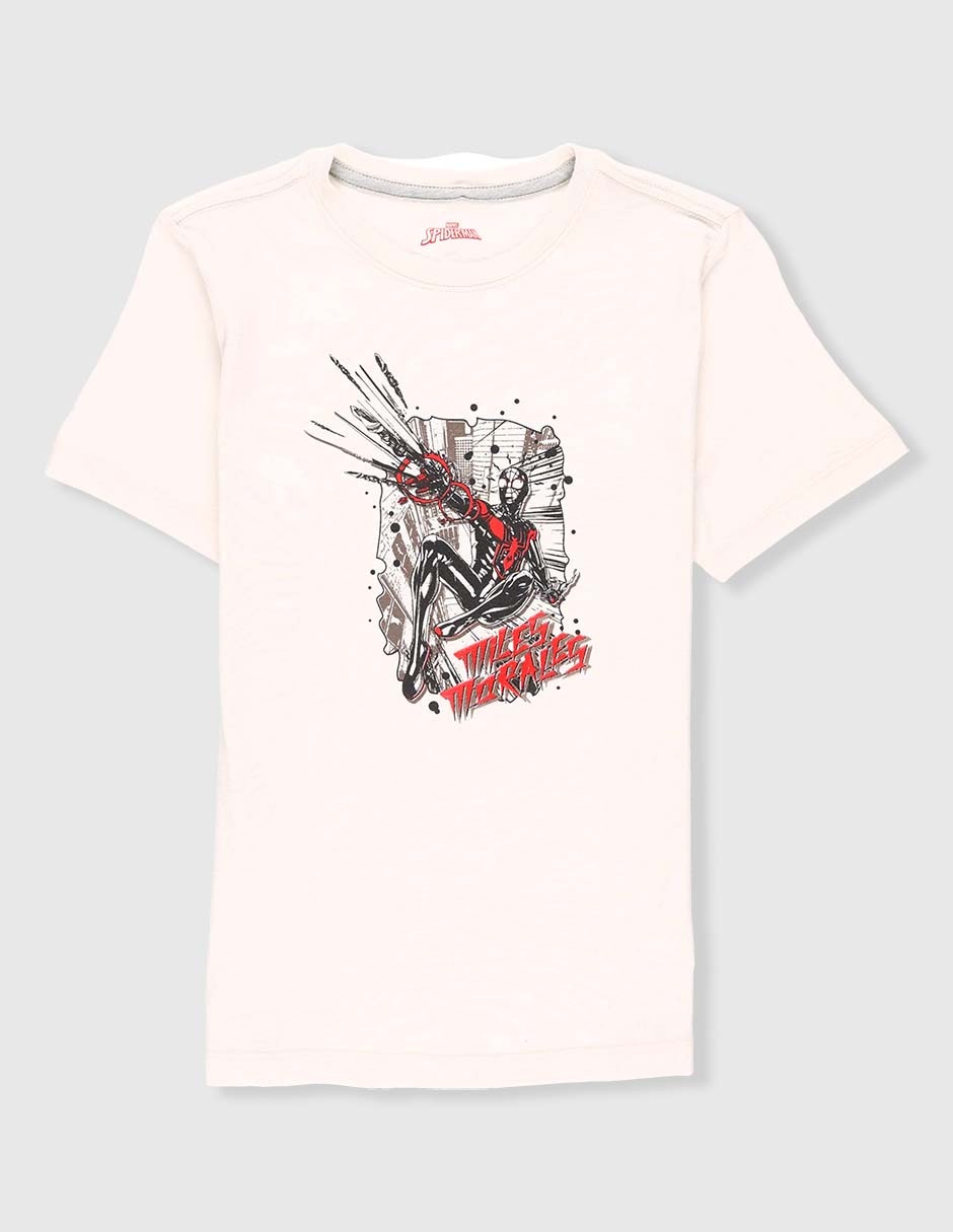 Playera Marvel Dtr Spider-Man manga corta para niño