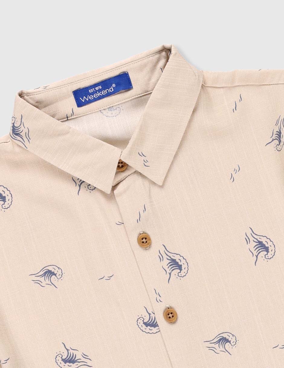 Camisa casual Weekend manga corta para niño