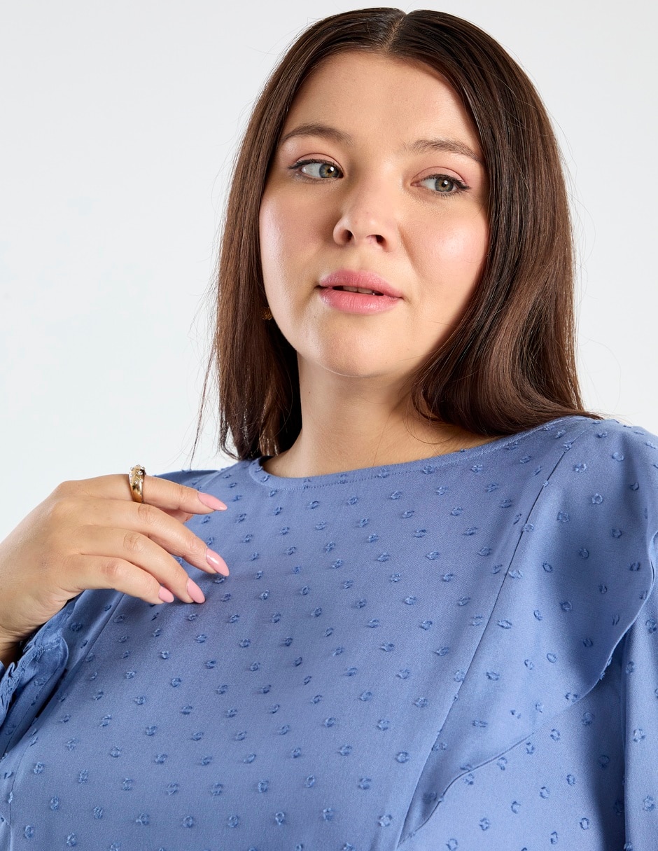 Blusa manga larga para mujer 4