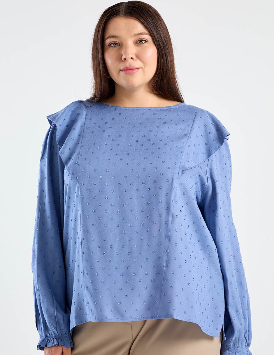 Blusa Petite Studio manga larga para mujer