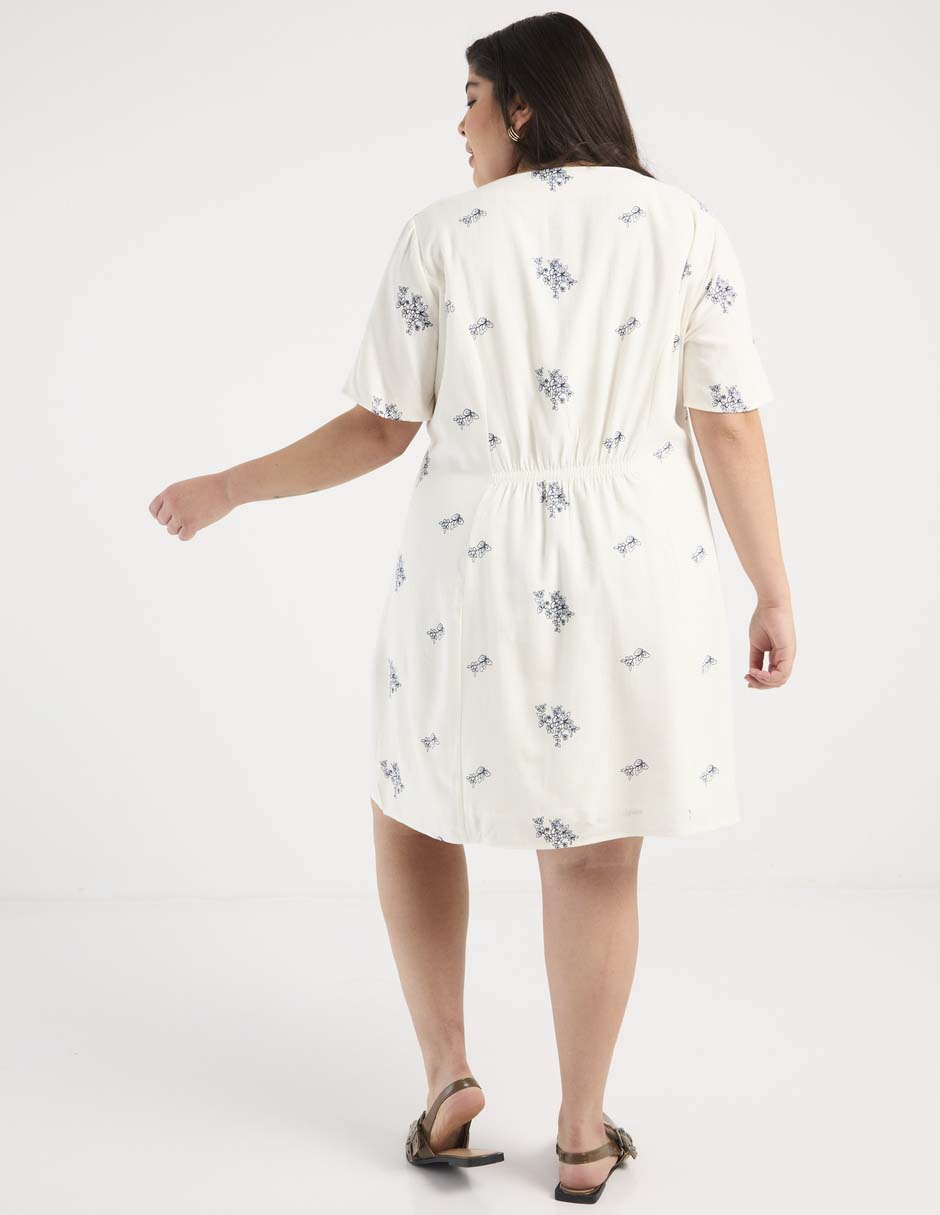 Vestido a la rodilla casual para mujer 4