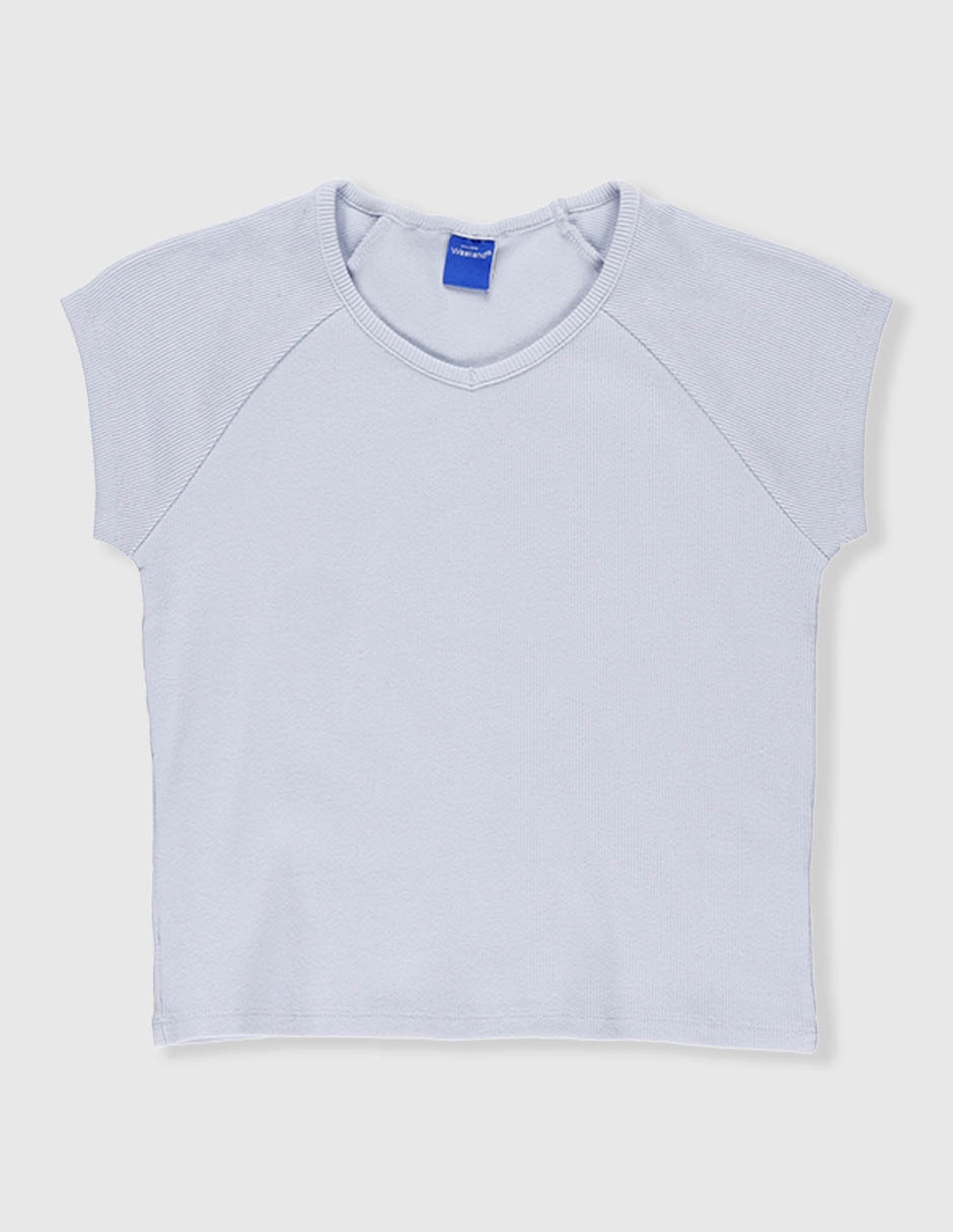 Playera Weekend manga corta para niña
