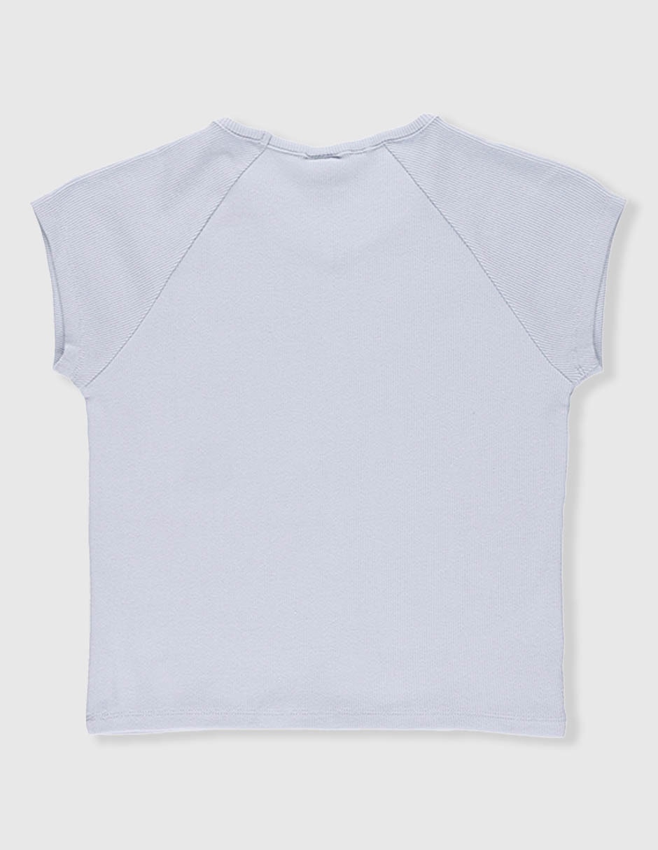 Playera Weekend manga corta para niña