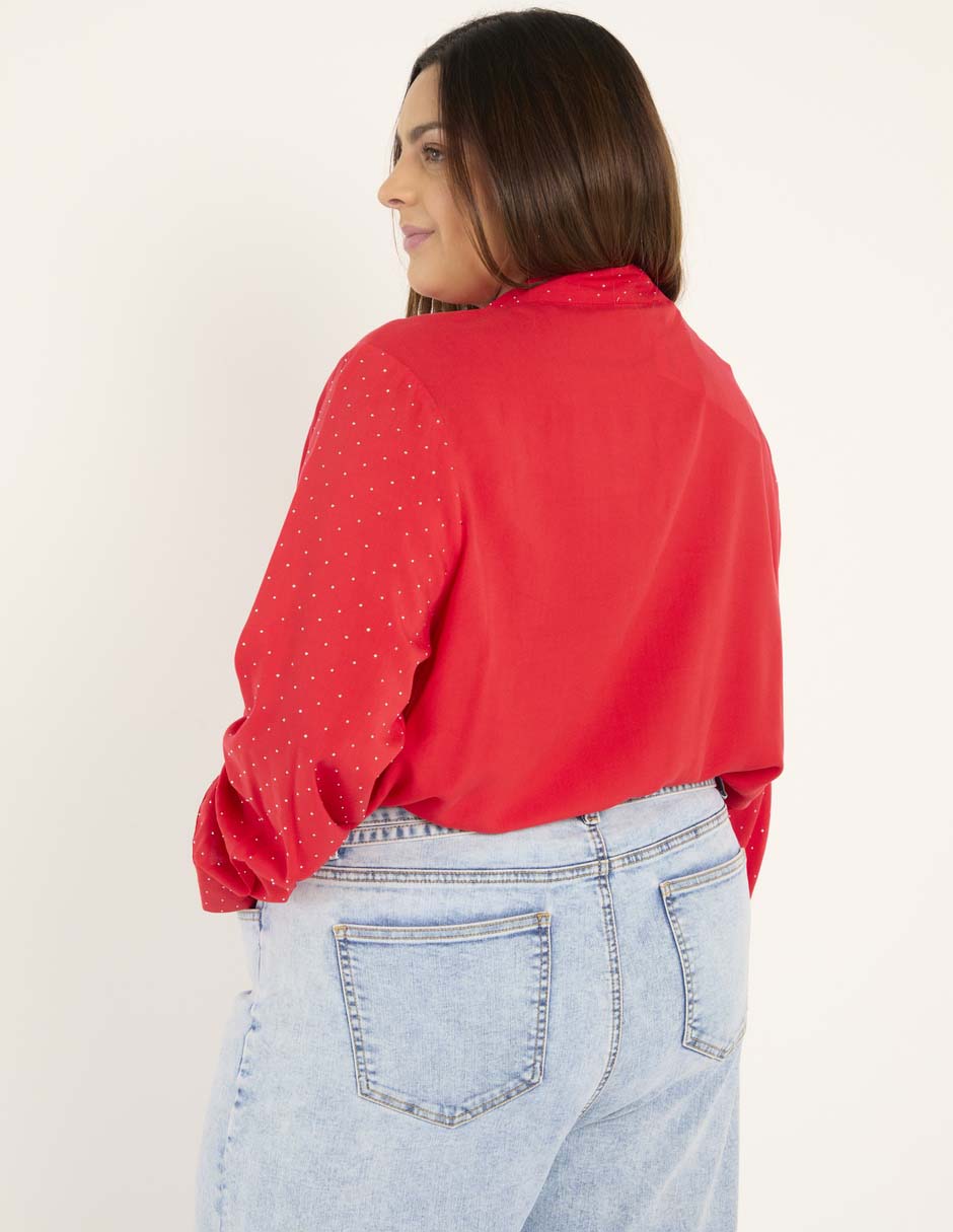 Blusa manga larga para mujer 6
