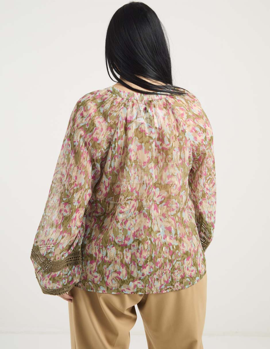 Blusa manga larga para mujer 11