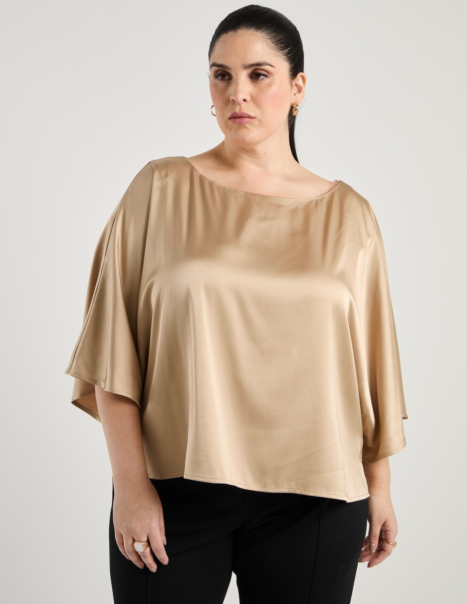 Blusa manga 3/4 para mujer 1