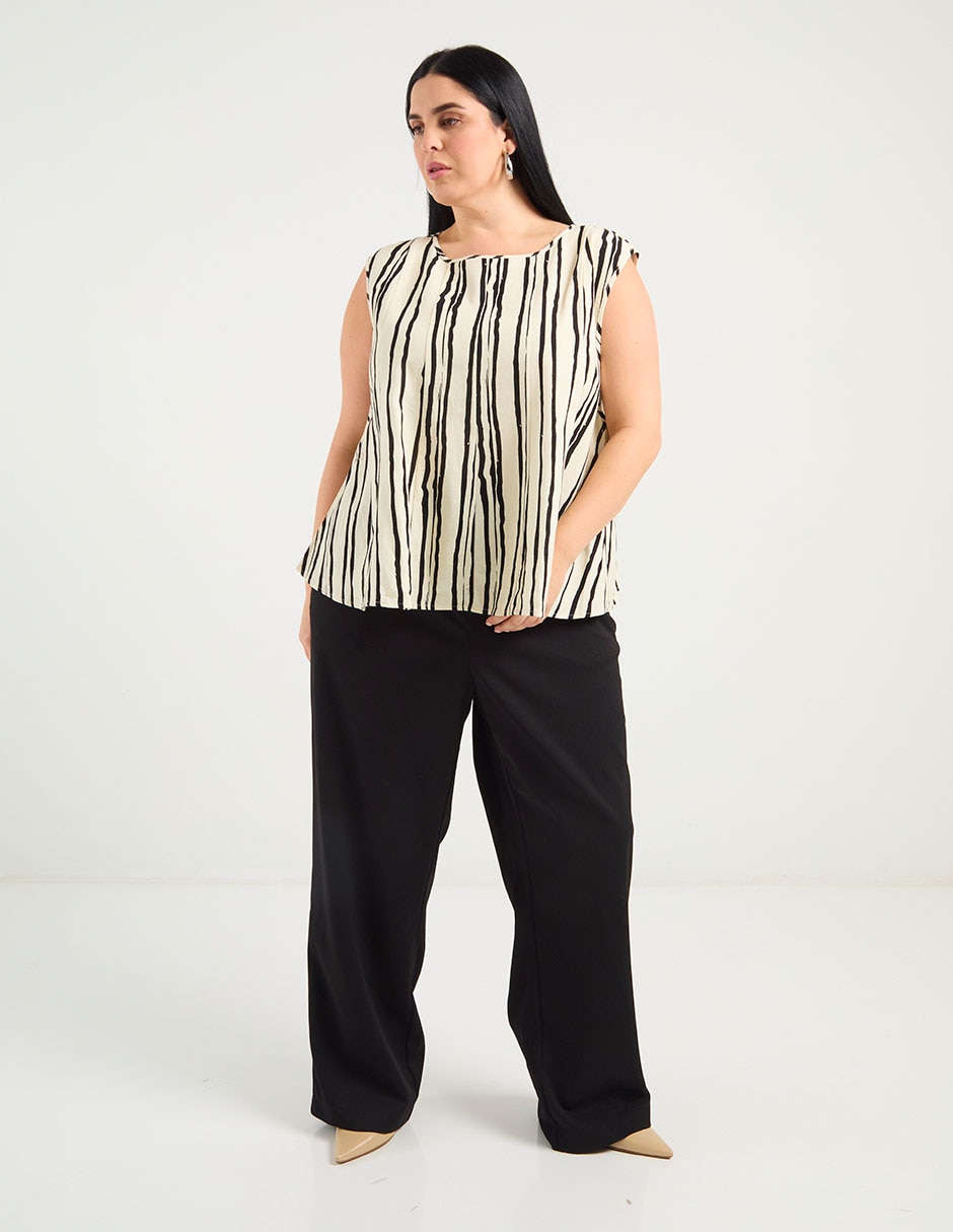 Pantalón amplio para mujer 4