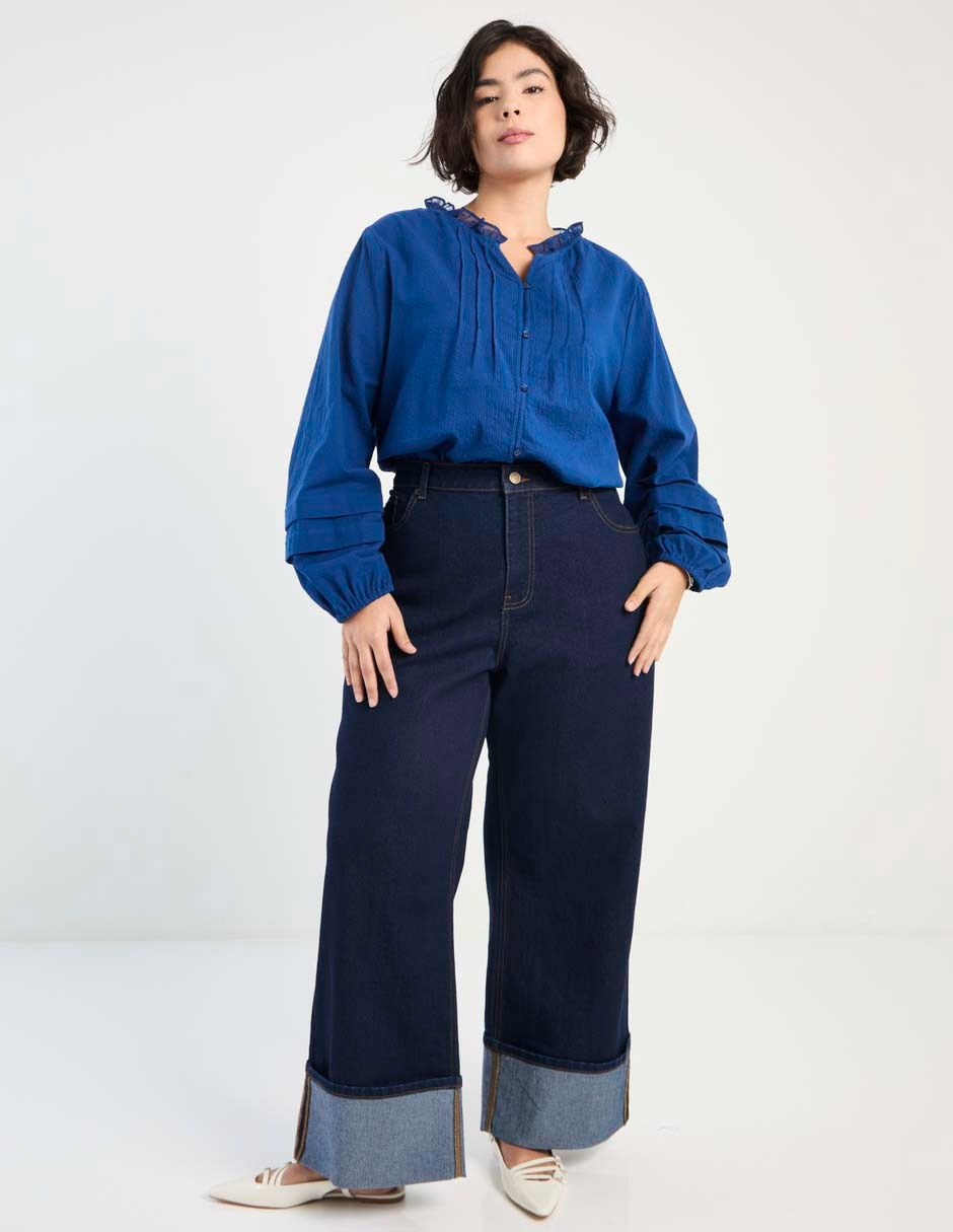 Jeans amplio para mujer 3