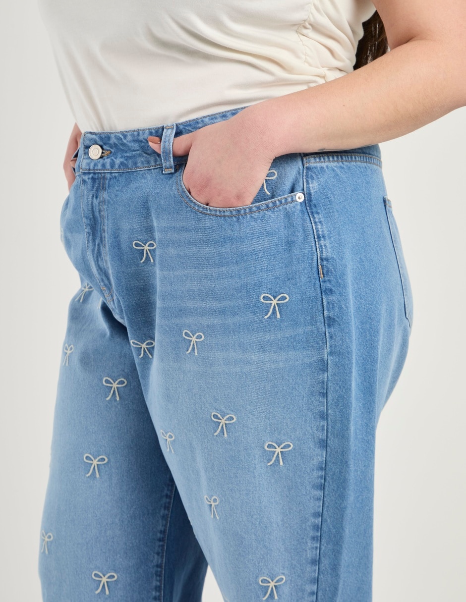Jeans straight para mujer 3