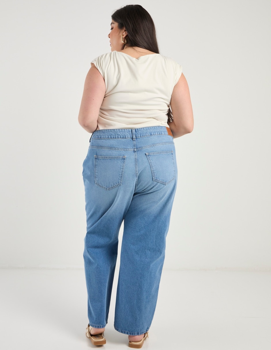 Jeans straight para mujer 6