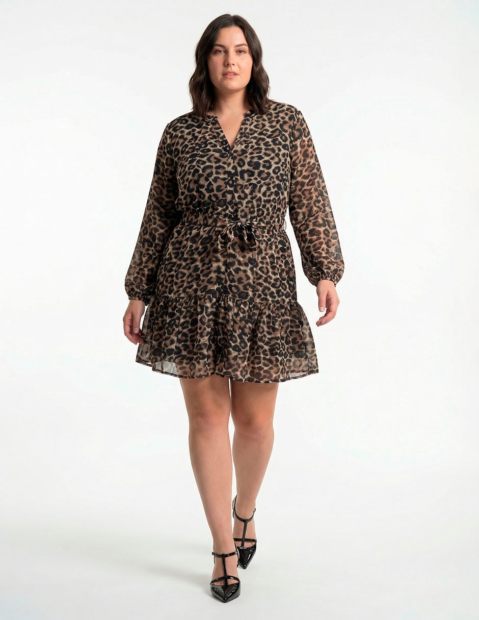Vestido corto casual para mujer