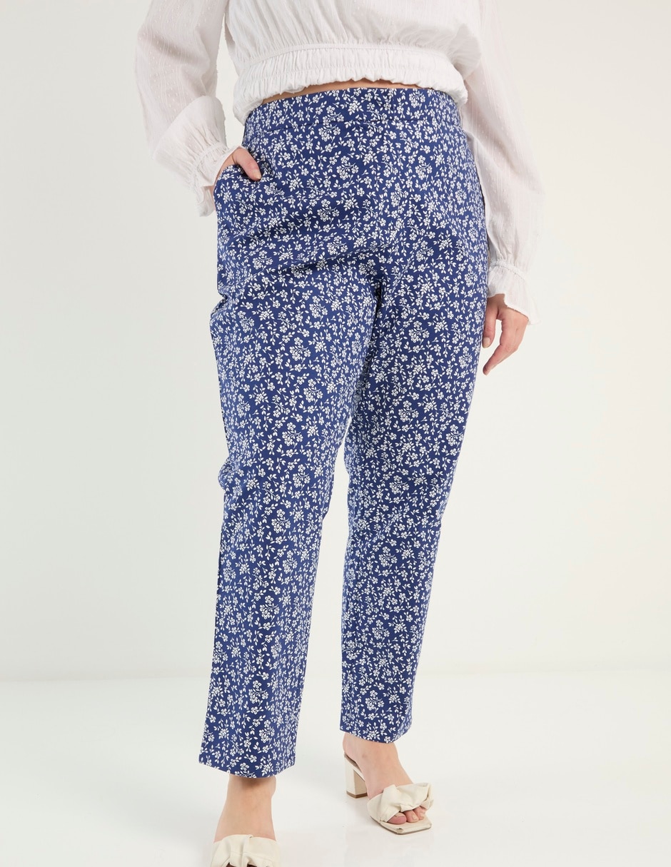Pantalón easy pant straight para mujer 1