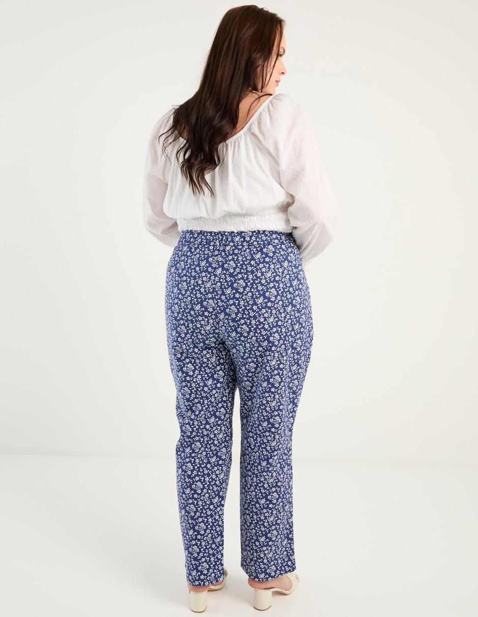 Pantalón easy pant straight para mujer 4