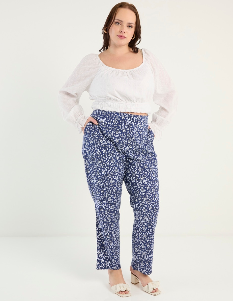 Pantalón easy pant straight para mujer 3