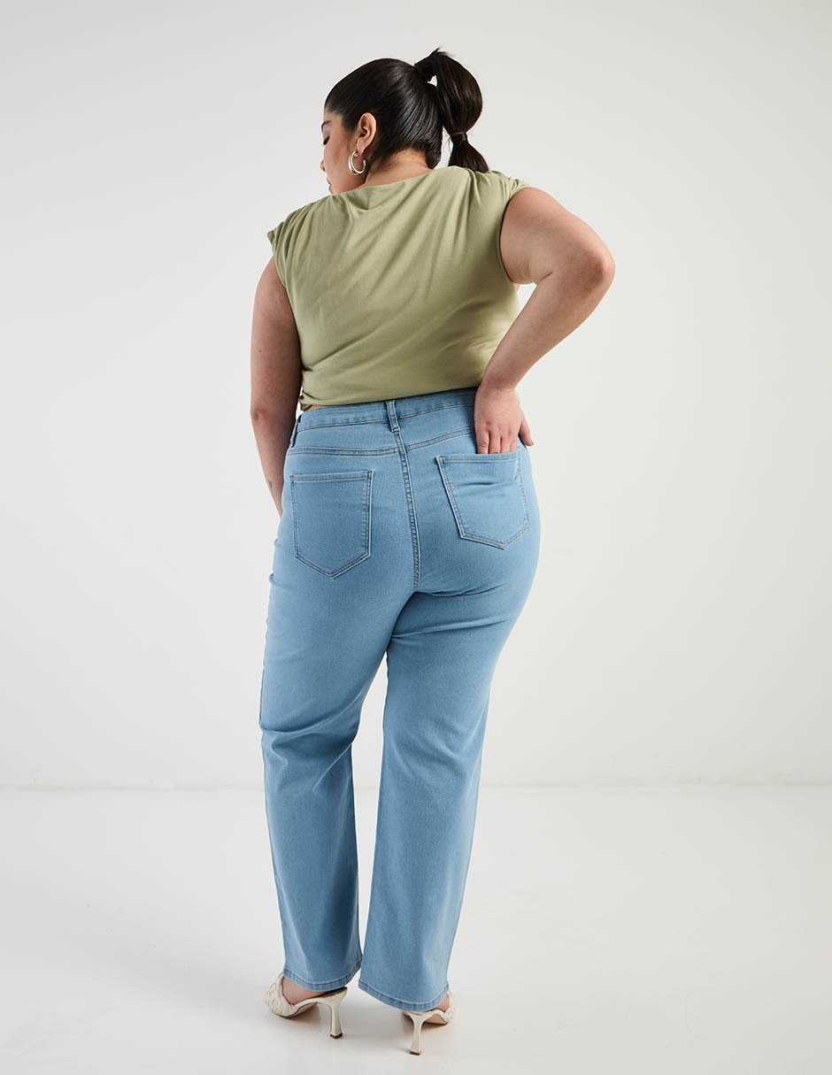 Jeans amplio para mujer 6