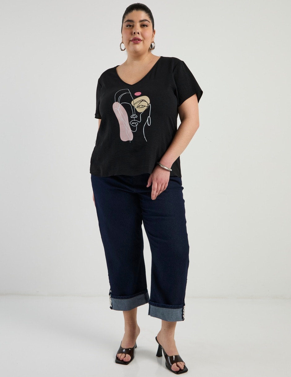 Pantalón amplio para mujer 4