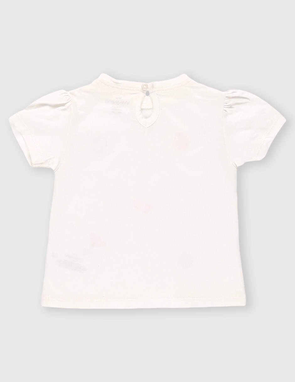 Playera manga corta para bebé niña 2