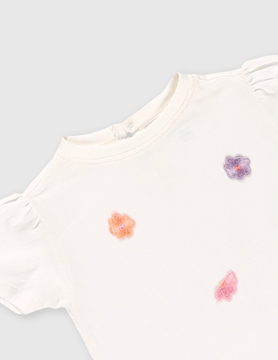 Playera manga corta para bebé niña 3