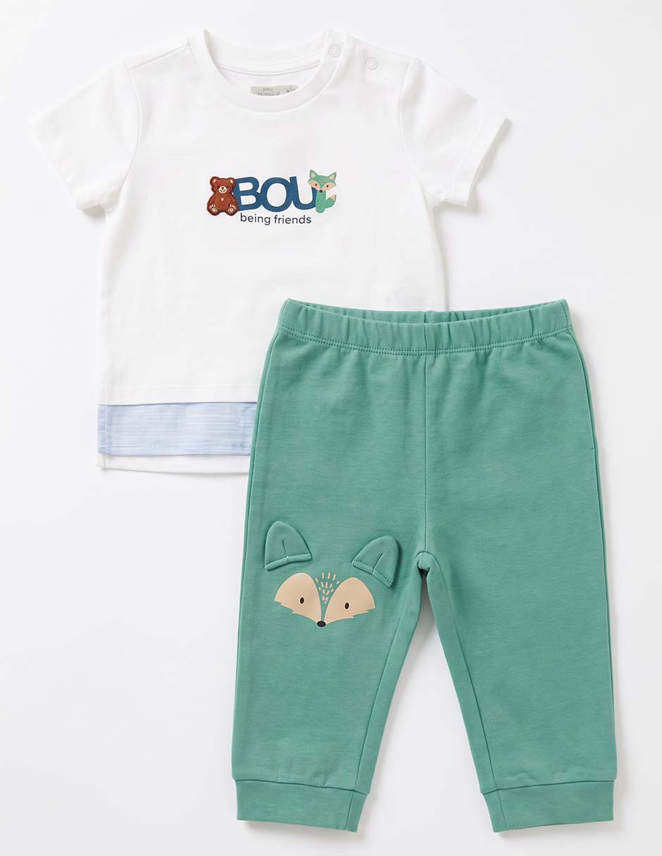 Conjunto de algodón bebé