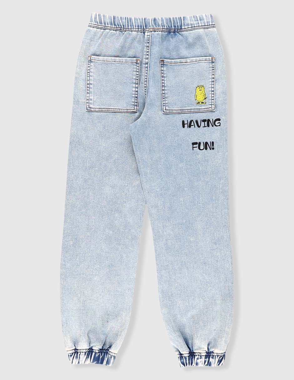 Jeans jogger straight Weekend para niño