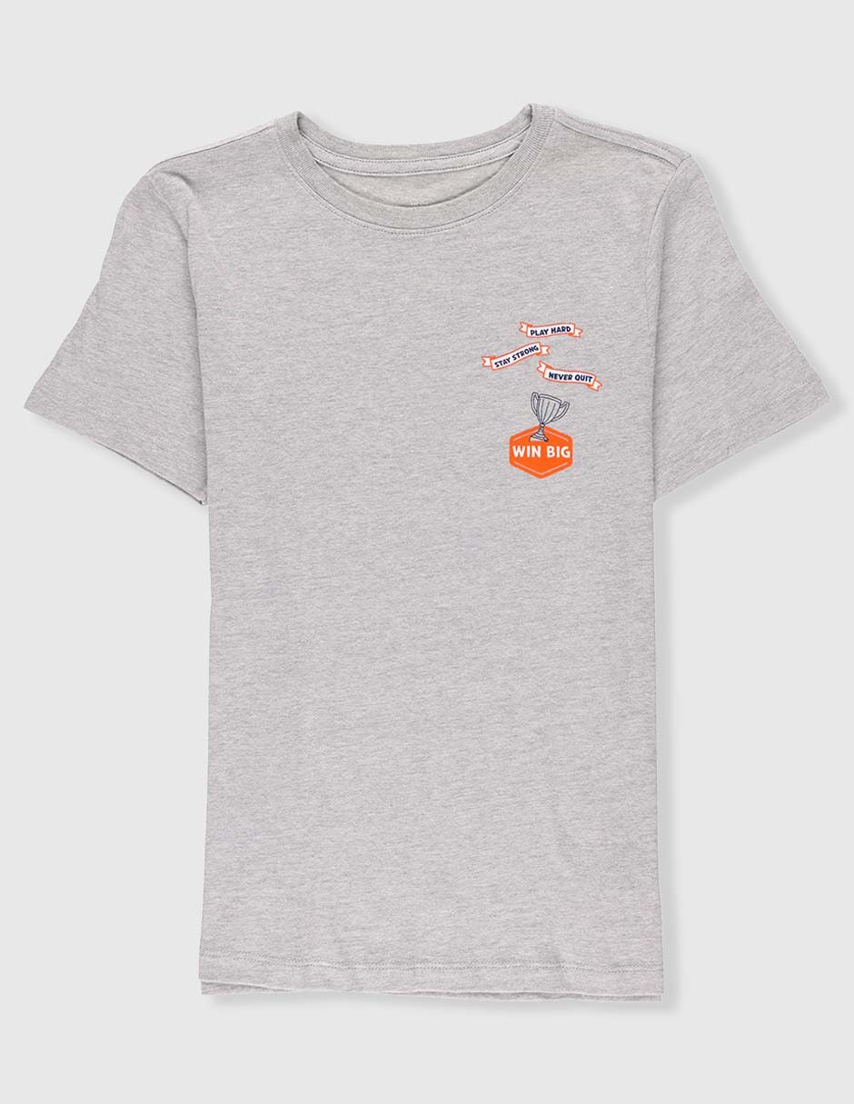 Playera Weekend manga corta para niño