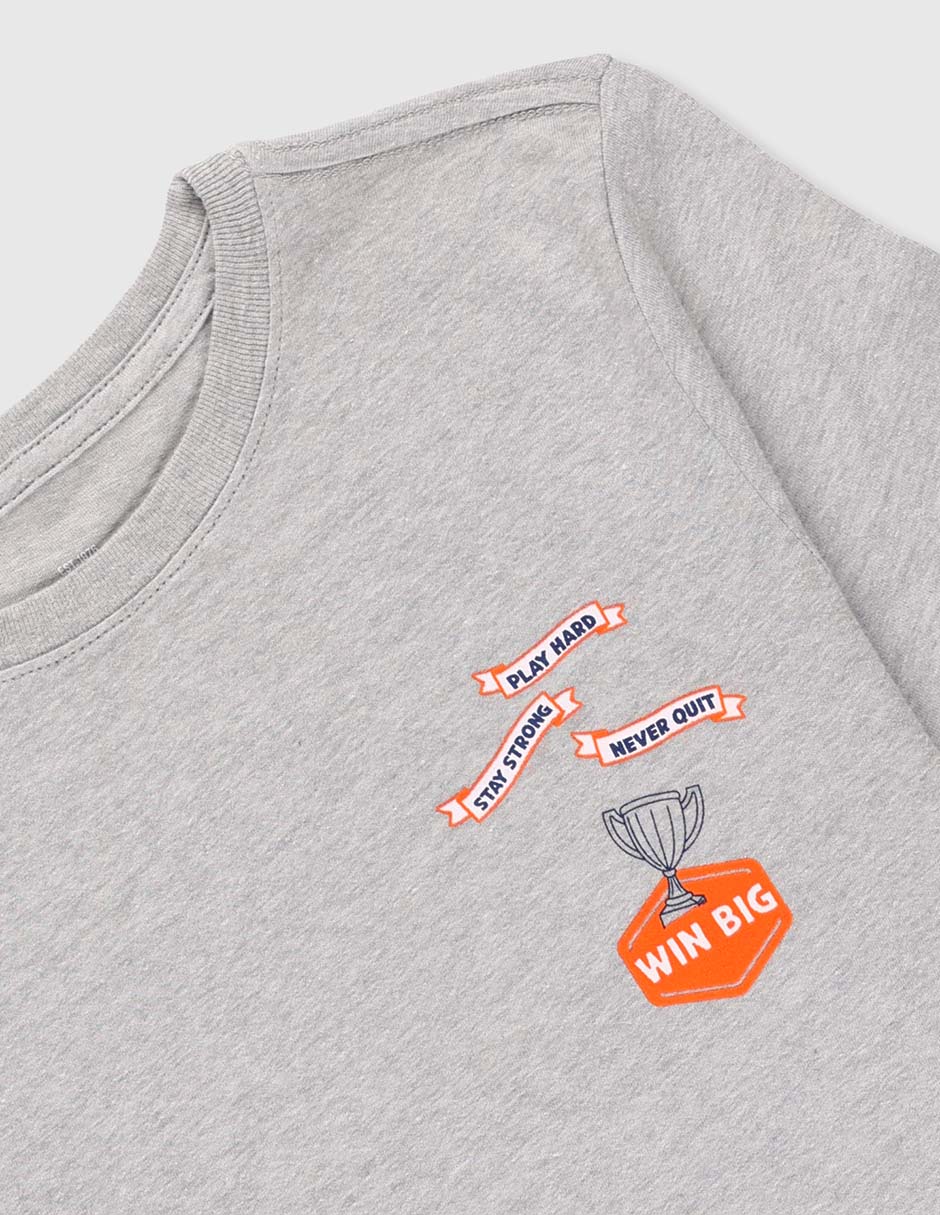 Playera Weekend manga corta para niño
