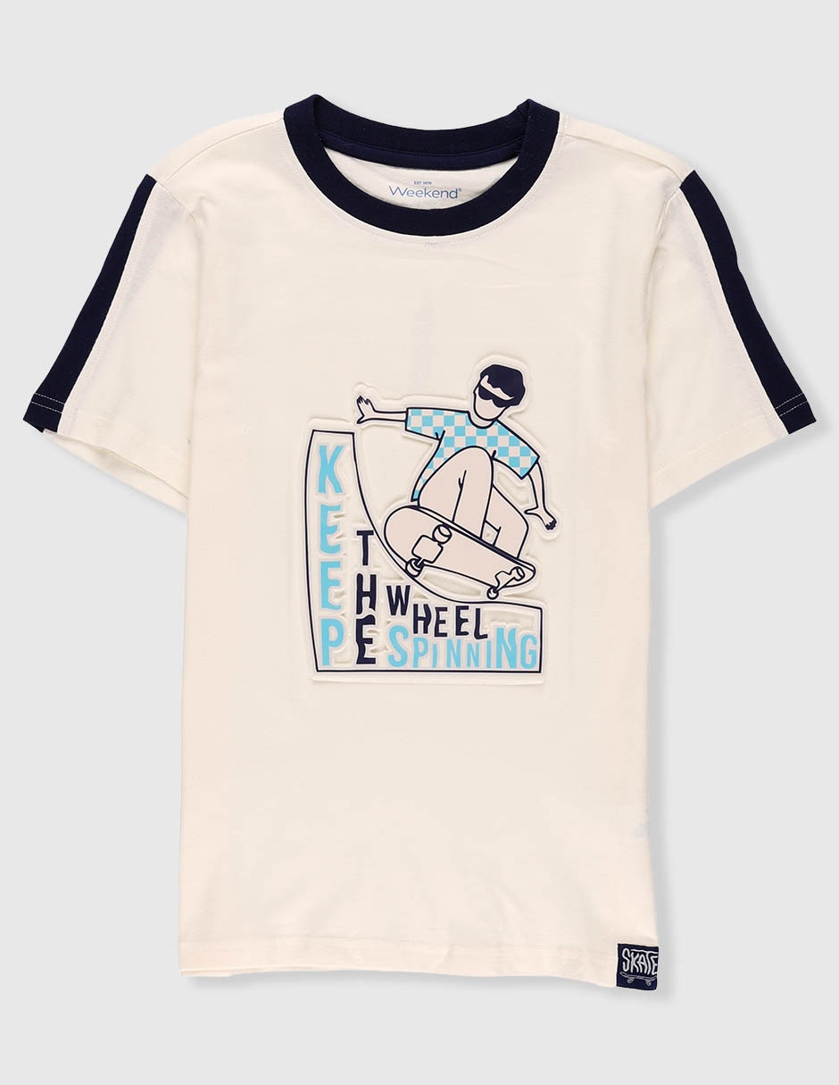 Playera manga corta para niño Playera manga corta para niño