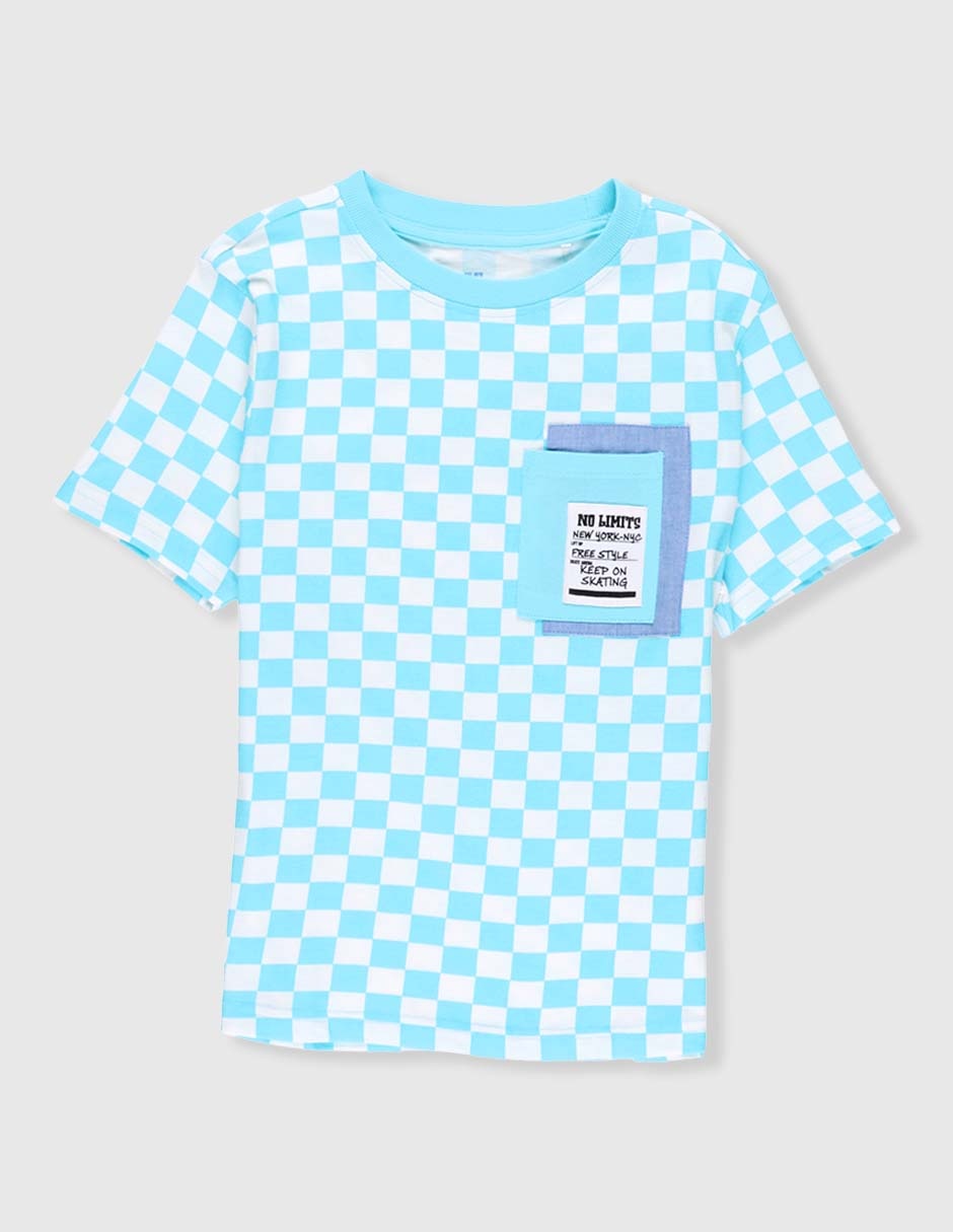 Playera manga corta para niño