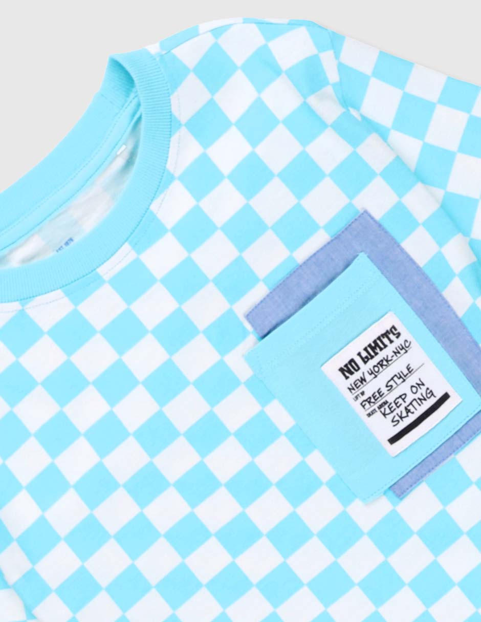 Playera manga corta para niño
