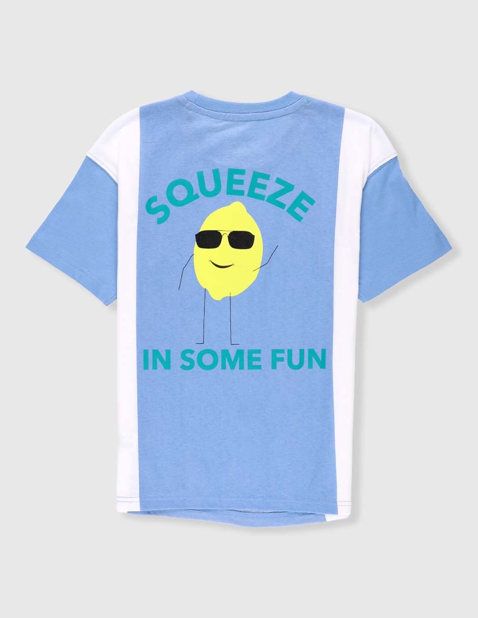 Playera manga corta para niño