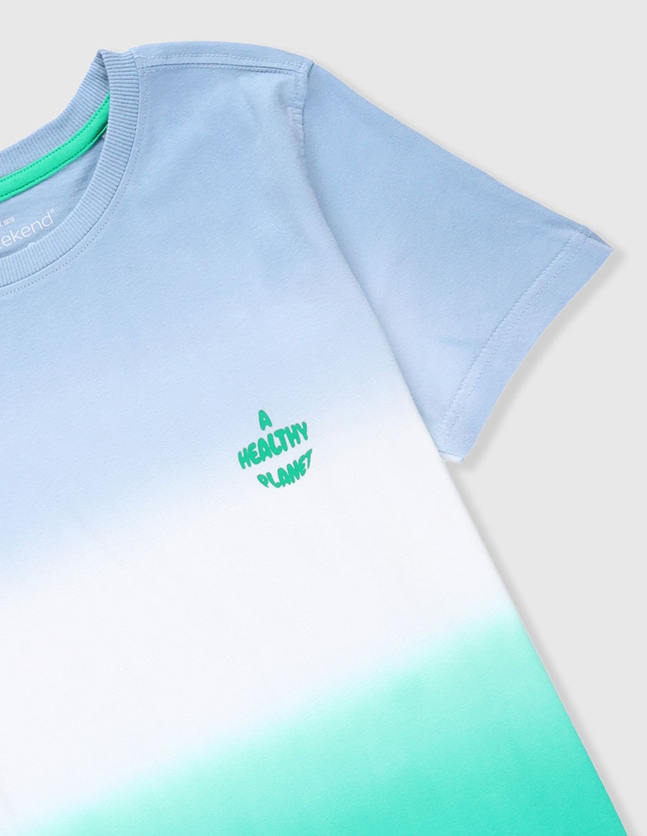 Playera manga corta para niño