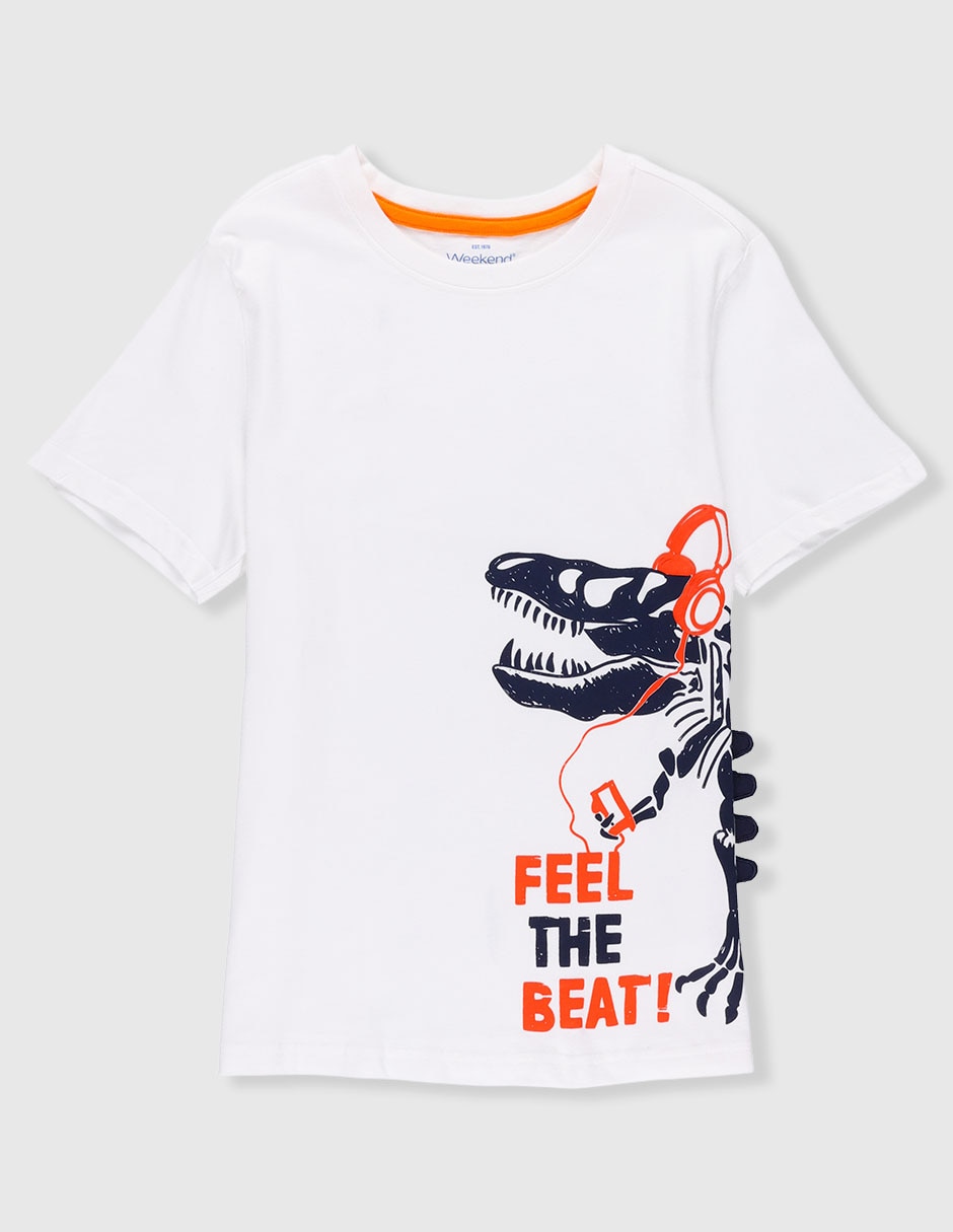 Playera manga corta para niño