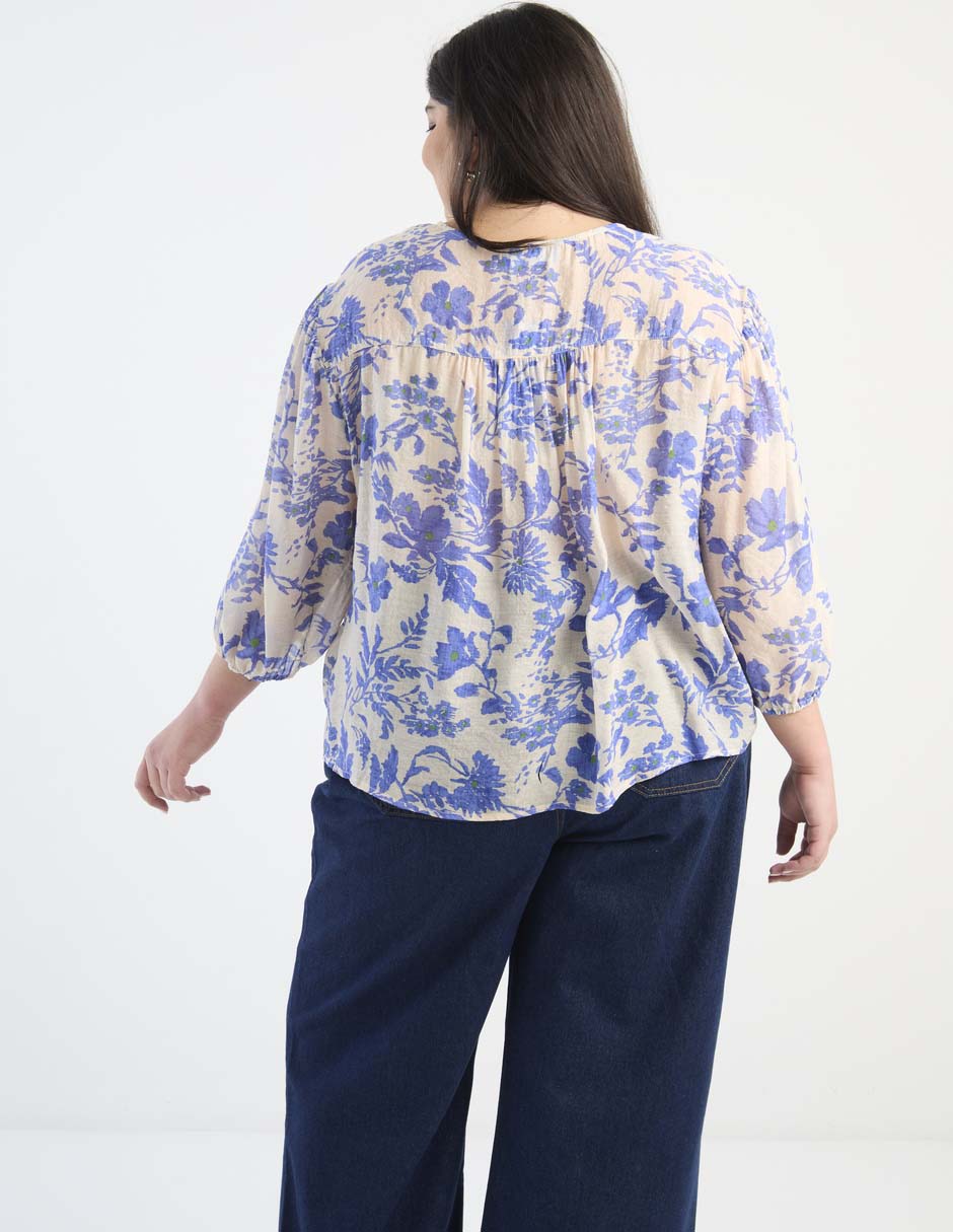 Blusa manga 3/4 para mujer 5