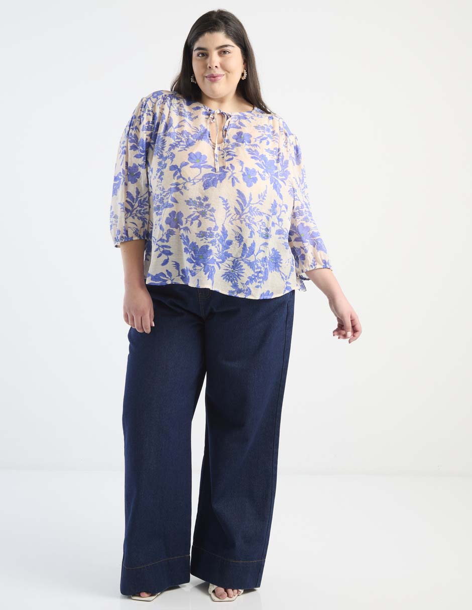 Blusa manga 3/4 para mujer 6