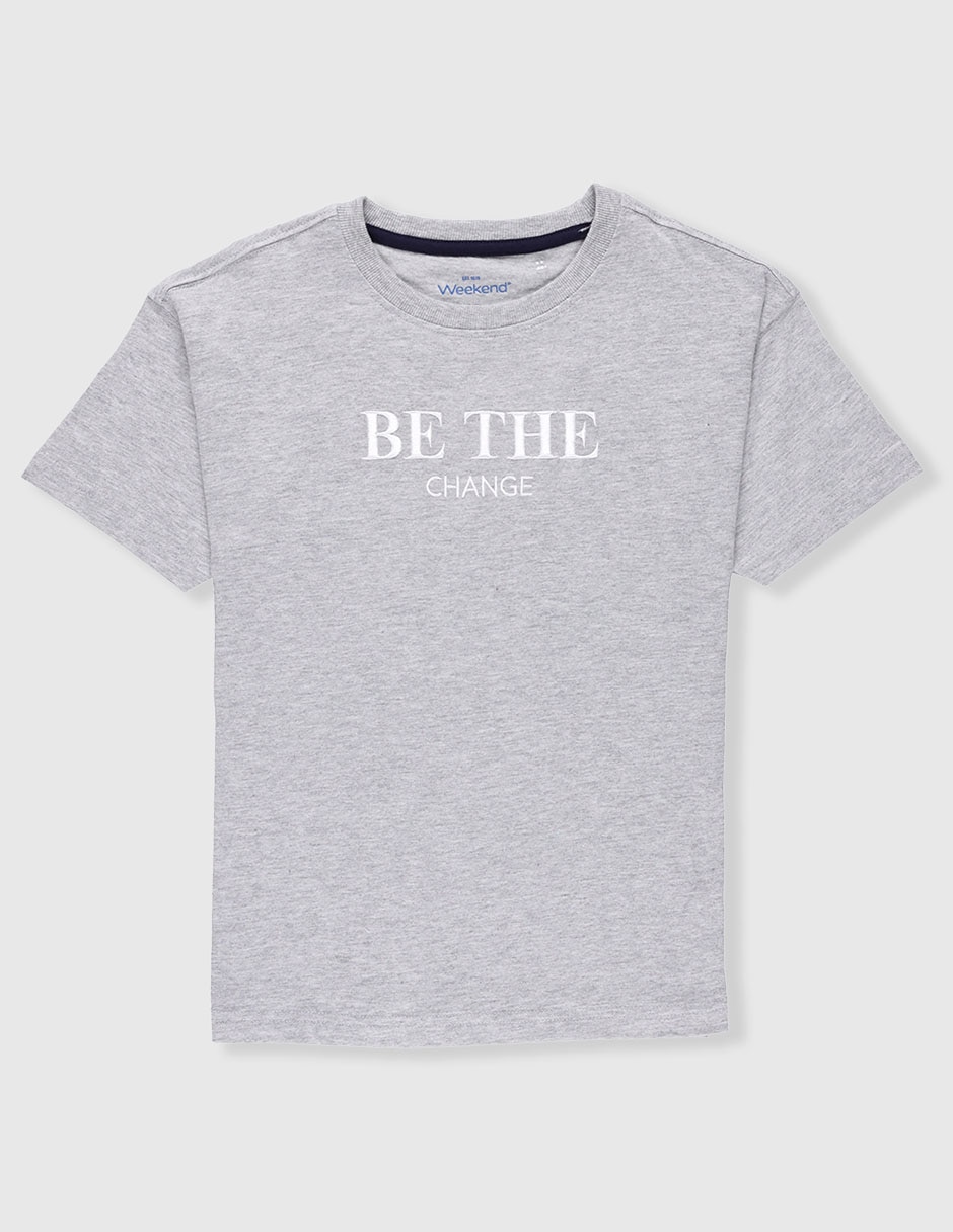 Playera manga corta para niño