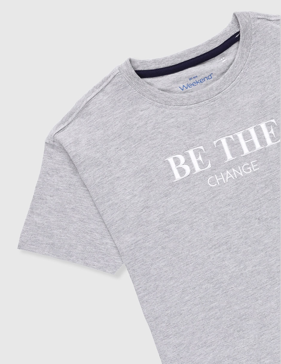 Playera manga corta para niño