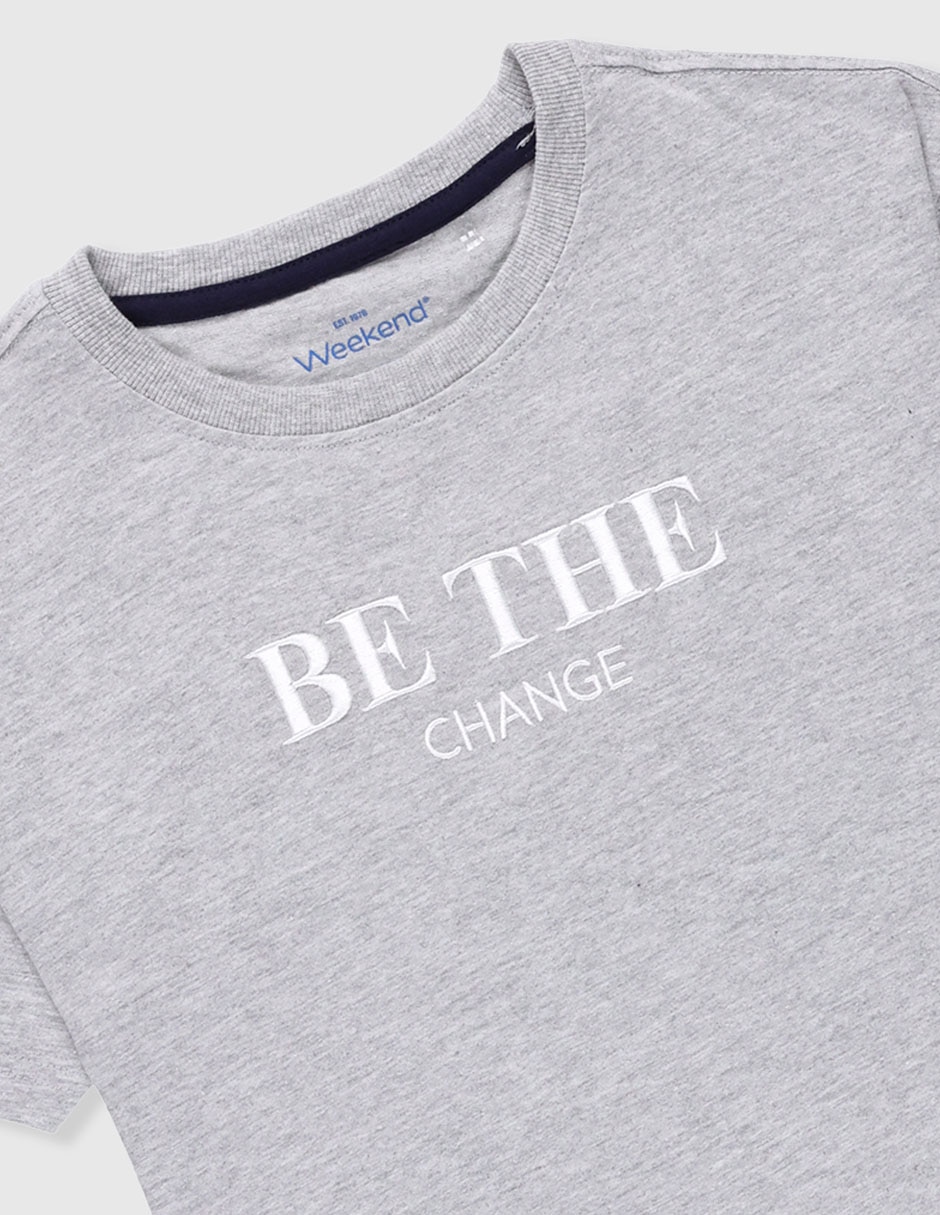 Playera manga corta para niño