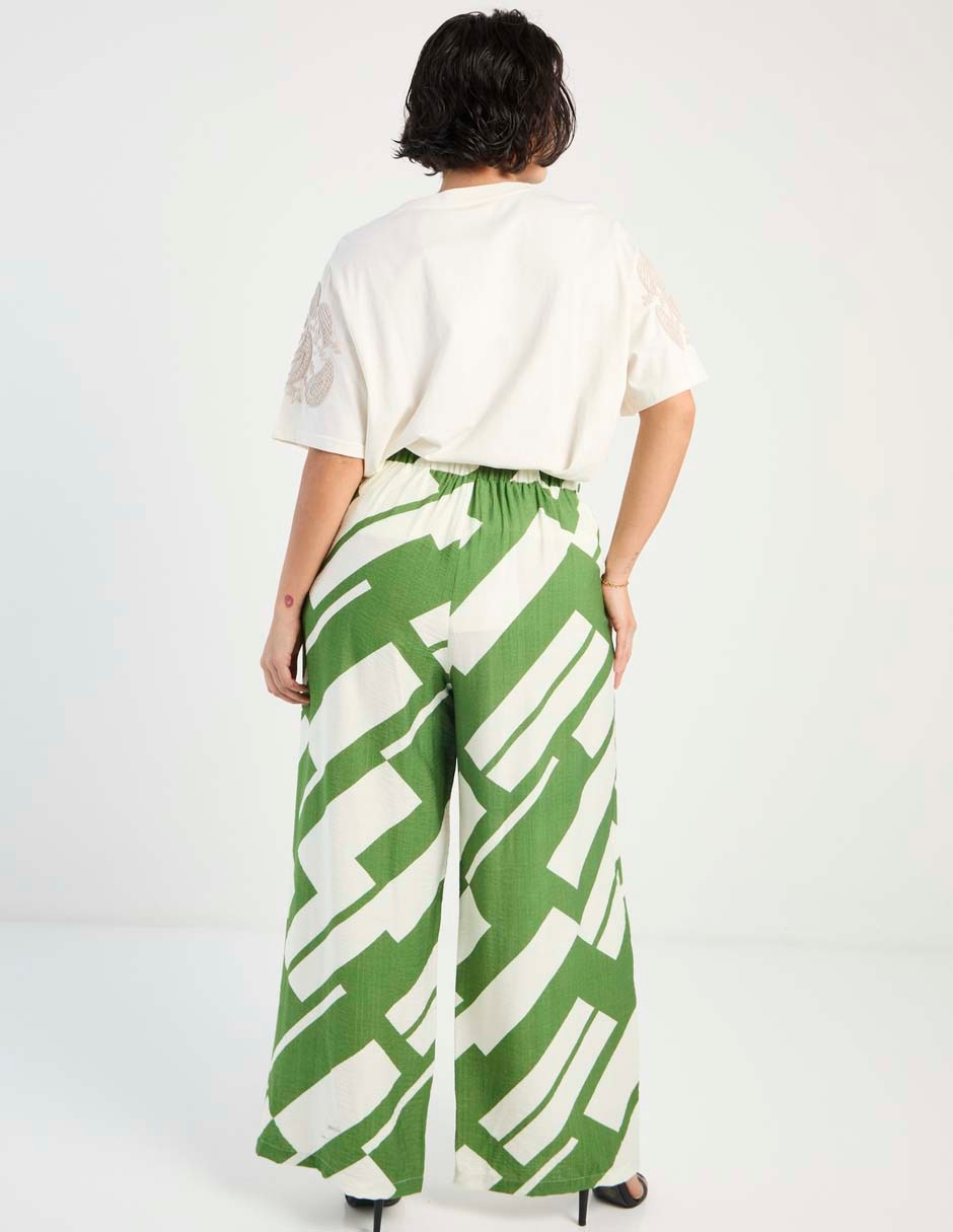 Pantalón relaxed amplio para mujer 4