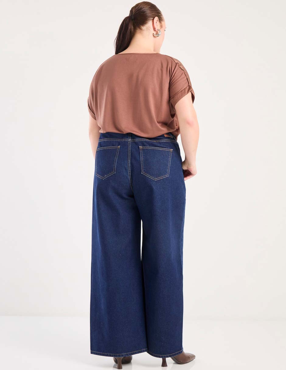 Jeans amplio para mujer 4