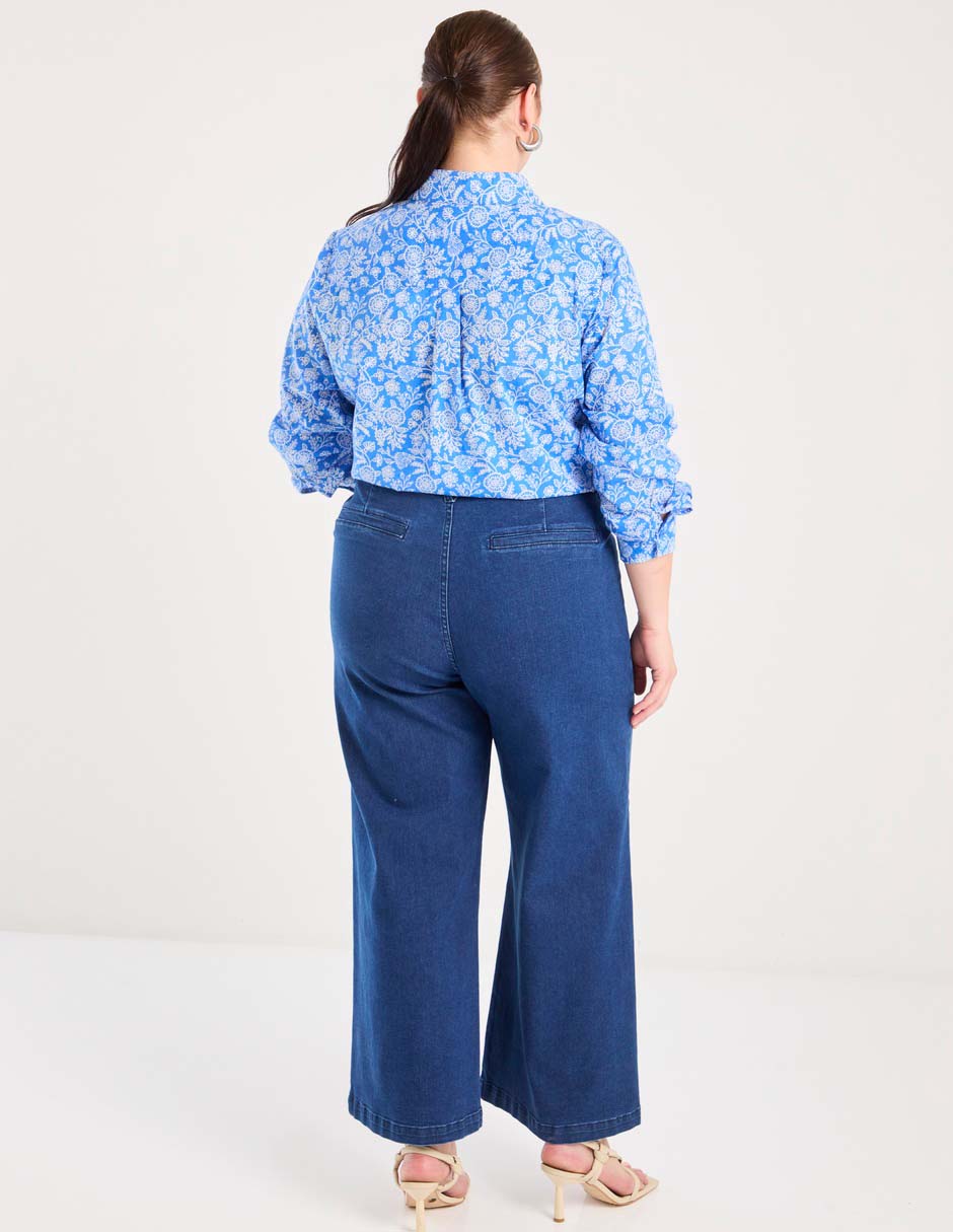 Jeans amplio para mujer