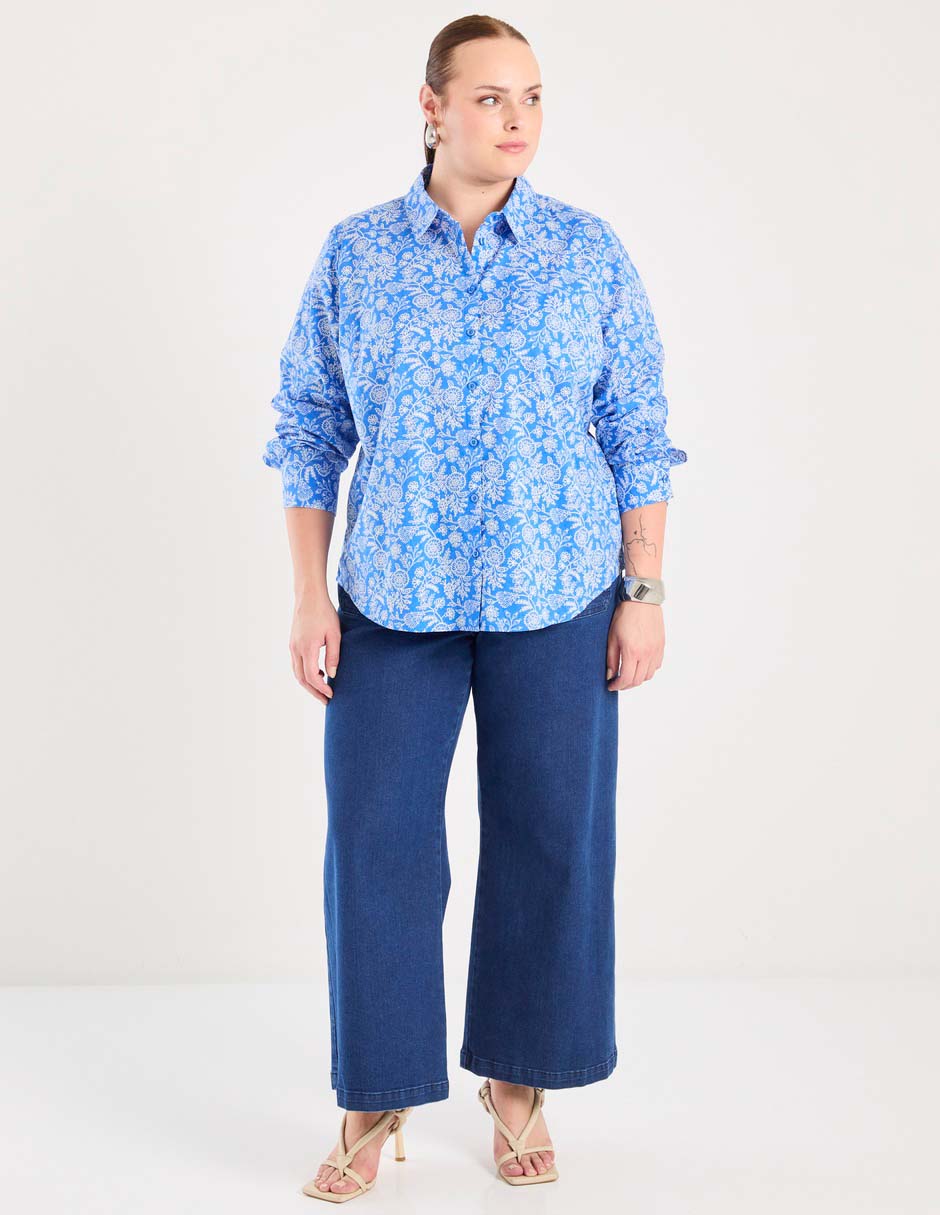 Jeans amplio para mujer