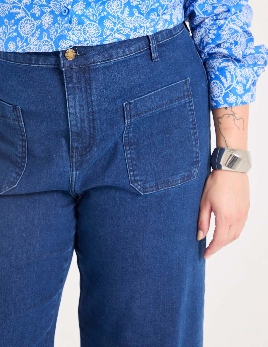 Jeans amplio para mujer