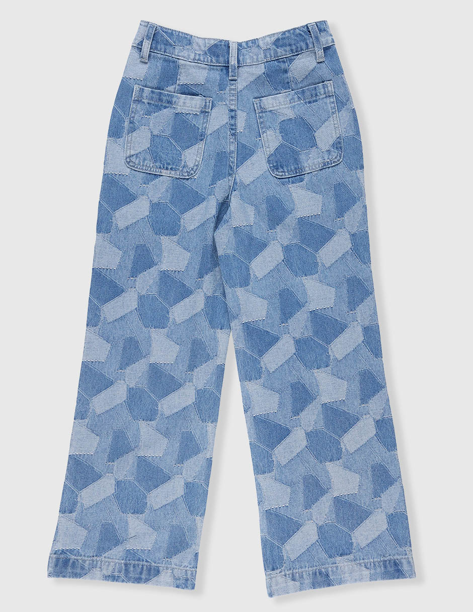 Jeans wide leg Weekend para niña