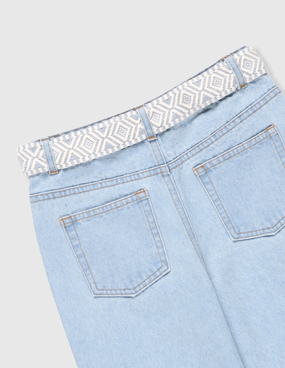 Jeans amplio para niña 7
