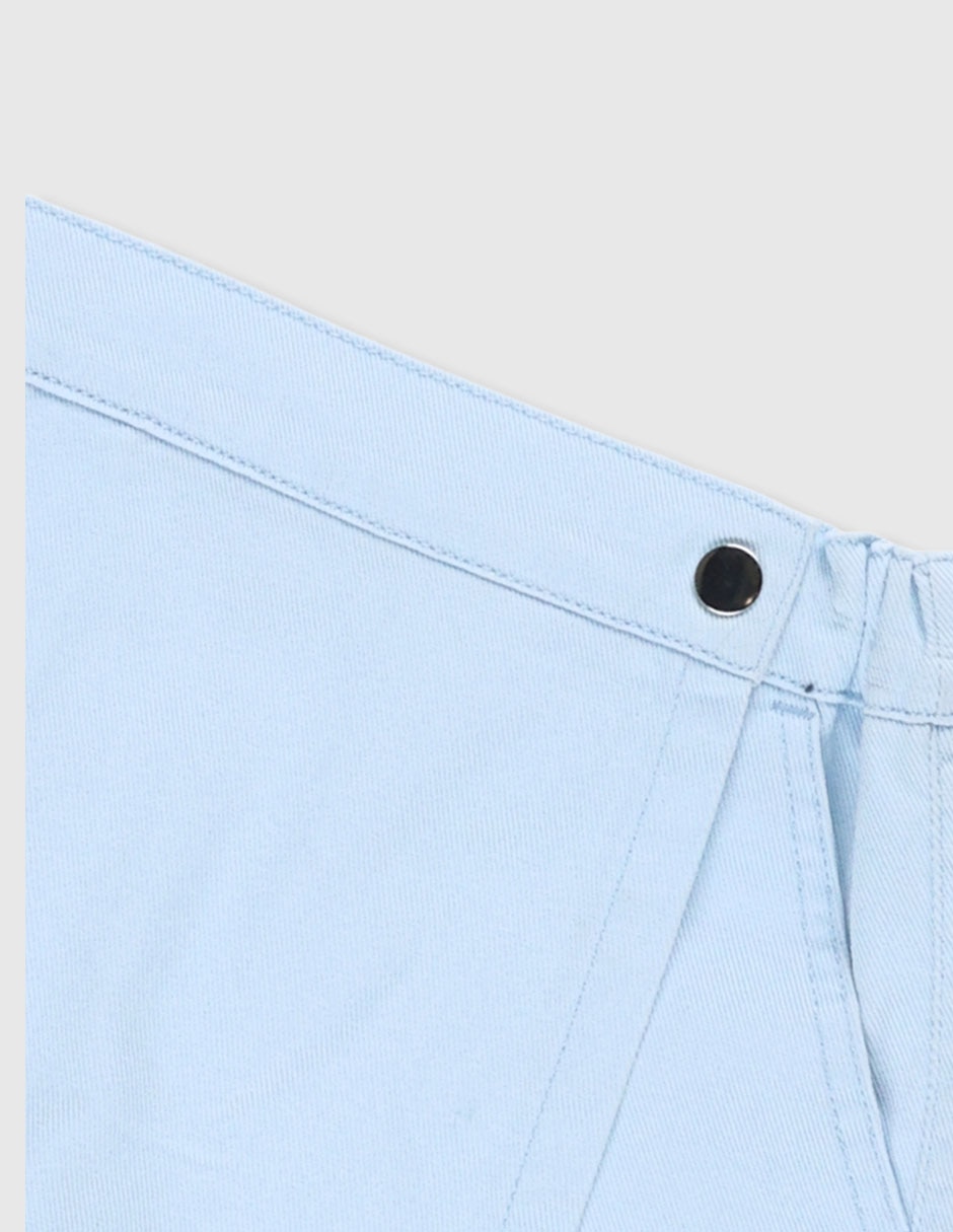 Falda short de algodón para niña