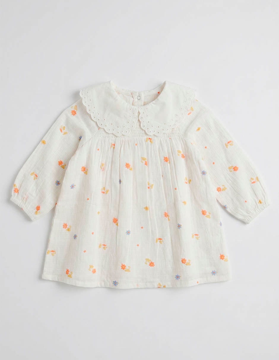 Vestido manga larga para bebé 2