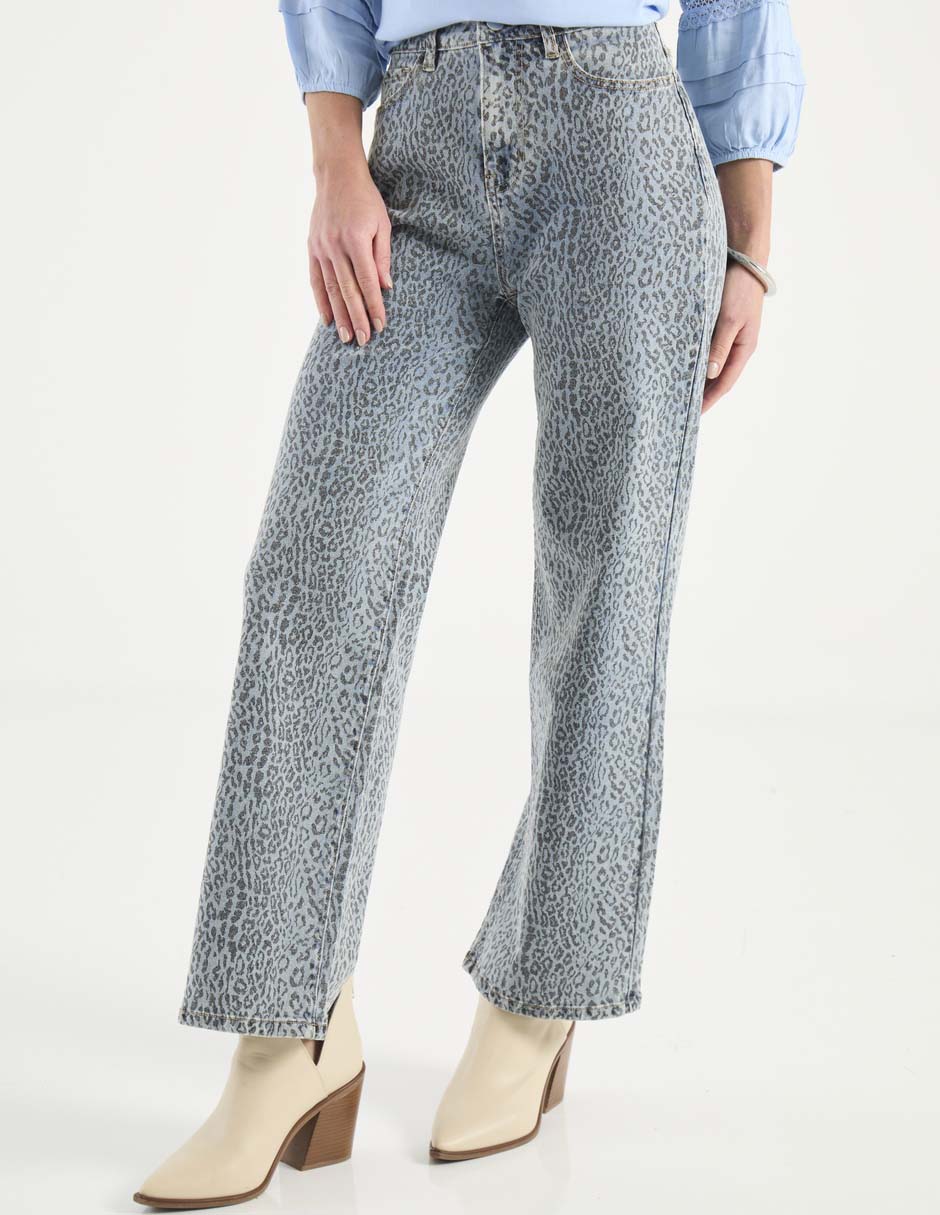 Jeans relaxed boot para mujer