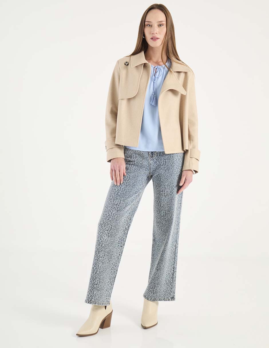 Jeans relaxed boot para mujer