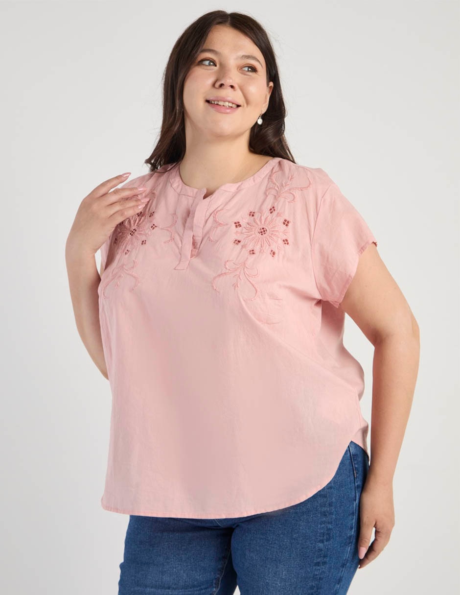 Blusa Weekend Plus manga corta para mujer